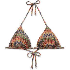 Woman's Triangle Swimsuit Top Bright Optical