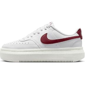 Nike Court Vision Alta Women's Shoes (DZ5394-103, White/Sail/Team Red)