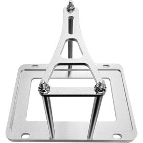 Aluminum Silver Billet Box, Universal Battery Tray Hold Down Trunk Relocation Racing Mount,Compatible with Most Car and Truck