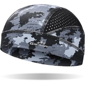 GXCROR Cooling Skull Cap for Men Women Sweat-Wicking Breathable Mesh Liner for Helmets, Summer Cycling Motorcycle