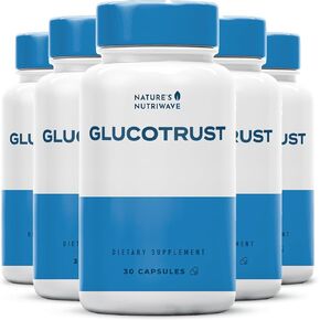 Glucotrust Capsules Supplement, Original Formula, 100% Natural Herbal Blend, Gymnema sylvestre, Chromium, Licorice | 30 Capsules, 1 Month Supply
