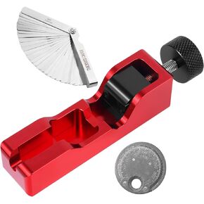 Spark Plug Gap Tool Set with Feeler & Gap Gauge for Most 10mm-16mm Spark Plugs – Universal Gapper for Gapping Adjustment and Measurement