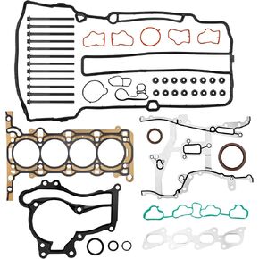 محرك حشية الرأس 1.4 لتر ، ث/أسطوانة ، مسامير رأس ، متوافقة مع 2011-2016 Chevy Cruze Sonic Trax ، Buick Encore # HS26540PT-1 ، W/توقيت غلاف حشية ، مجموعة من الحشية المنوع العادم