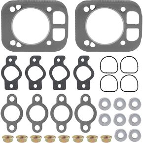 2 Set of Engine Cylinder Head Gasket Kit 32 841 02-S Compatible with Kohler 32-841-02-S Engine EKT740 EKT750 KT600 KT610 KT620 KT715 KT725 SV735 SV740 SV810 SV820 SV830 SV840 Lawn Mowers