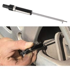 Brake Pad Thickness Gauge,Brake Pad Measuring Tool with Scale - Professional Brake Shoe Tester & Detection Pen for Cars, Trucks & Motorcycles - Automotive Brake Wear Indicator Tool