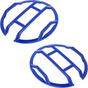 Headlight Trim Bezel Headlamp Bezel Headlight Cover Decor for Ford Bronco 2021-2024 Blue ABS 1 Pair Front Left,Front Right Car