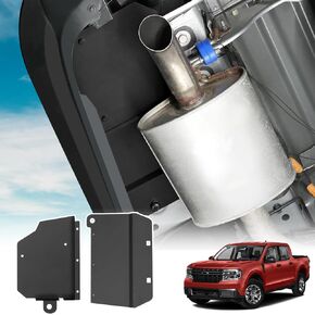 غلاف درع تجويف Mabett Underbody لـ Ford Maverick 2022-2025 ، غلاف سبيكة من ألومنيوم أسفل السائق الأيسر من العجلة الخلفية.