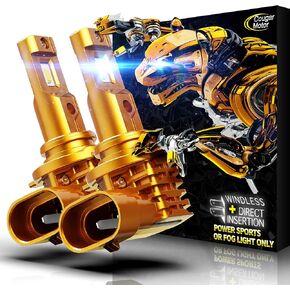 Cougar Motor 9006 Plubs ، 9006 HB4 Light Lights ، HB4 Fog Lights 6500K Lite Lite Lityless and Lylely ، Off-Road Plug-Play-Play ، 1: 1 size ، Quick Pack of 2 2