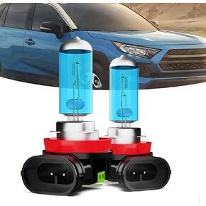 أضواء الضباب تتناسب مع تويوتا RAV4 2006-2018 مصابيح المصابيح الأمامية الهالوجين ، H11 Lights Lights Lights Combo ، Plug & Play ، Pack of 2 (Toyota Rav4 2006-2018 Lights Lights)