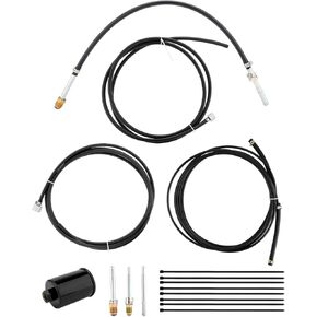Fuel Line Kit, Compatible With 1988-1997 GM Gas Trucks， including Chevy & GMC C1500 C2500 C3500 K1500 K2500 K3500, Complete Nylon Fuel Line Set, Replace# NFR0013, GM23B, FL-GM22B, FL-GM22B-T, FLGM22B