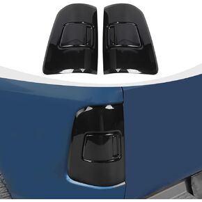 for RAM Tail Light Cover, Smoked Rear Light Lamp Guards Trim Compatible with Dodge RAM 2018-2025, Smoke Black