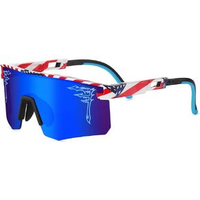 Two Sizes Baseball Sunglasses For Adults and Youth Boys Girls Kids UV400 Men Women Outdoor Sports Sun Glasses