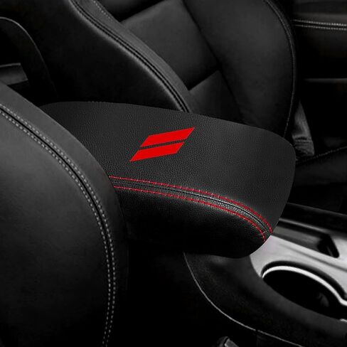 Fit ram 1500 Car arm Rest Cover Center Console Armrest Pad with Carbon Fiber Leather Customized– Fit for ram 1500 Accessories only 2002-2008 Models car armrest Size.(AZ-FSXD-GY02-08-1500) in Saudi Arabia