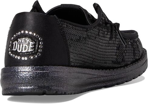 Hey Dude Womens Wendy Disco Sequin Blush 8 Medium in Saudi Arabia
