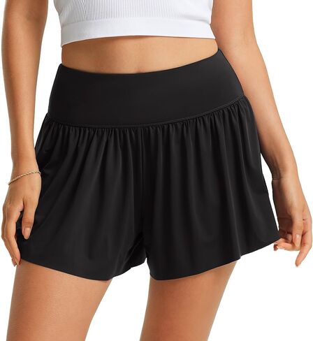 شورتات سراويل للسباحة في Fitst4 Sports Sweat Sweats High Pherced UPF50+ استحمام في قيعان ملابس السباحة البطن in Kuwait