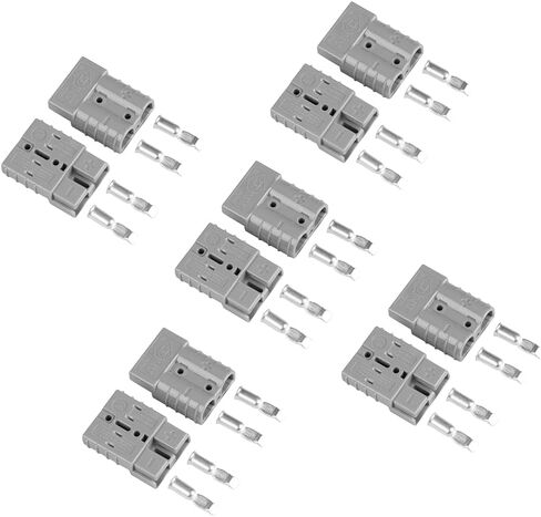 10Pcs 50 Amp 600V Connector Kit, Grey for Outdoor RV Power, Batteries, 4x4 Off-Road Winch in Saudi Arabia