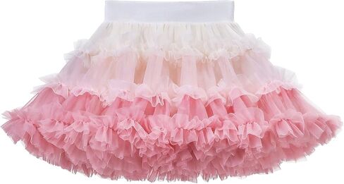 Tutu for Toddler Girls Princess Fluffy Soft Tulle Ballet Birthday Party Pettiskirt Tutu Skirt Dress (9M-5T) in Saudi Arabia
