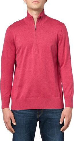 Brooks Brothers Men's Supima Cotton Half-Zip Long Sleeve Sweater in Saudi Arabia