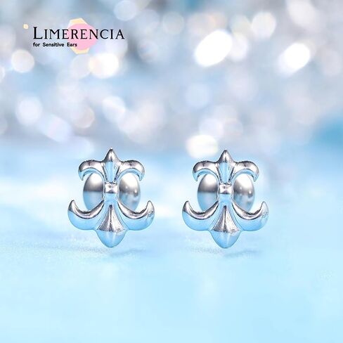 Limerencia Titanium Hypoallergenic G23 Implant Grade Screw Back Earrings Tragus 20G Helix F136 Piercing Post for Sensitive Ears Cartilage in Saudi Arabia