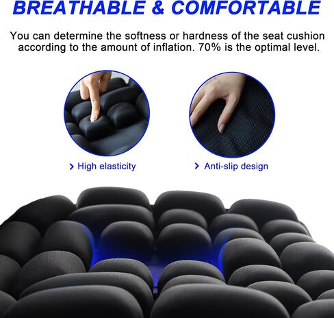 Air Seat Cushion,Airplane Cushion Seat,Inflatable Seat Cushion for Airplane,Stadium Seats,Office Chair, Wheelchair, Cars, Home Living in Saudi Arabia