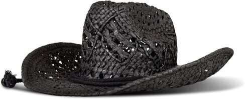 Lucky Brand Women's Cowboy Hat | Western | Woven | Wide Brim | Adjustable | Breathable | Straw | Sun Protection in Saudi Arabia