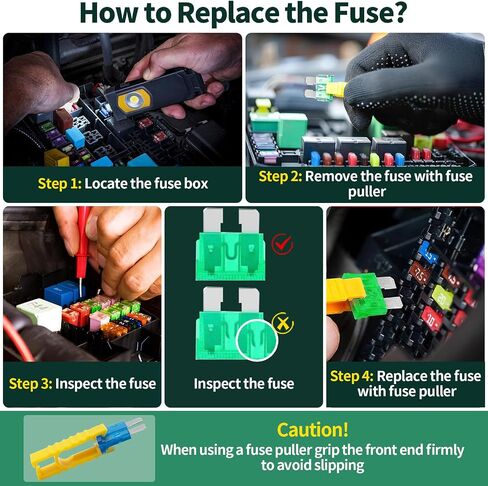 274pcs Maxi & Standard & Mini & Micro Auto Blade Fuse مجموعة مجموعة متنوعة للسيارة/RV/Truck/Motorcycle (3A 5A 7.5a 10a 15a 20a 25a 30a 35a 40a 50a 60a 80a 100a) in Kuwait