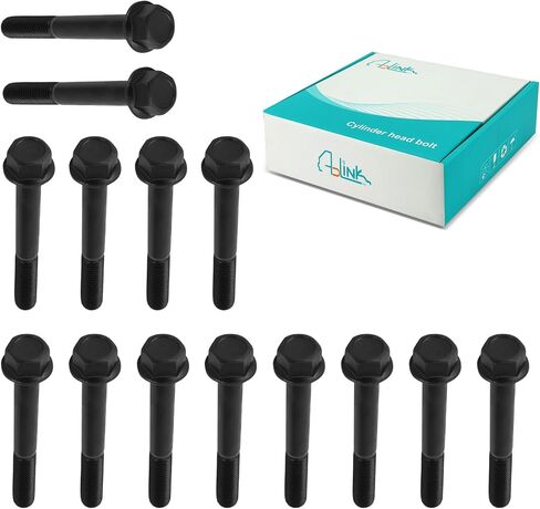 14pcs أسطوانة رأس الترباس D722 لمحرك Kubota D662 D782 D902 DF752 DF972 DG972 GL11000 GL14000 Z482 1460103450 1460103452 1460103453 1J080-03450 in Saudi Arabia