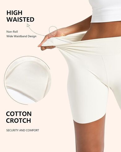 Slip Shorts for Under Dresses Women, Cooling Anti Chafing Seamless Mid Thigh Under Skirt Smooth Boyshorts Panties in Kuwait