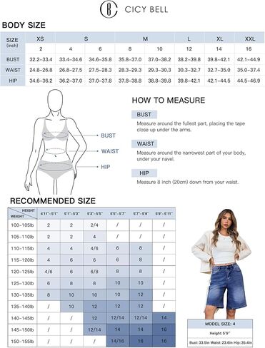 Cicy Bell Womens Summer Wide Leg Denim Shorts Casual Loose Mid Rise Jorts Bermuda Knee Length Jeans Shorts in Saudi Arabia