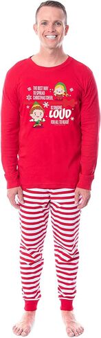 INTIMO Elf The Movie Buddy Singing Loud For All To Hear Christmas Cheer 2 Piece Tight Fit Family Pajama Set in Kuwait