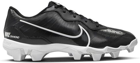حذاء بيسبول مطاطي منخفض من Nike Alpha Huarache Keystone باللون الأسود | رمادي مقاس 8.5 متوسط in Saudi Arabia