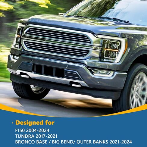 Tow Hooks Covers for Ford F150 Accessories 2004-2025,for Ford Bronco Accessories 2024 2023 2022 2021 Base Big Bend Outer Banks,for Toyota Tundra 2017 2018 2019 2020 2021 (Blue 2PCS) in Saudi Arabia