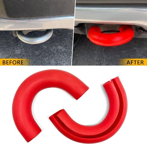 Tow Hooks Covers for Ford F150 Accessories 2004-2025,for Ford Bronco Accessories 2024 2023 2022 2021 Base Big Bend Outer Banks,for Toyota Tundra 2017 2018 2019 2020 2021 (Blue 2PCS) in Saudi Arabia