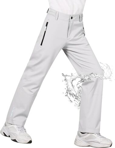 Kids Hiking Pants Waterproof Quick Dry Boys Camping Cargo Pant Lightweight Softshell Uniform Pants for Kid Girls in Kuwait