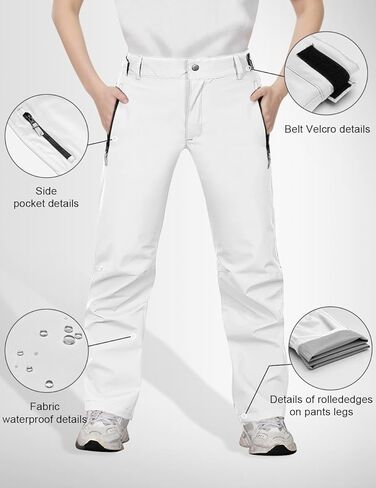 Kids Hiking Pants Waterproof Quick Dry Boys Camping Cargo Pant Lightweight Softshell Uniform Pants for Kid Girls in Kuwait