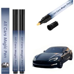 2PCS All Cars Magic Pen, Quick Fix for Scratches and Paint Dаmаgе,Magic Car Scratch Removal Pen,Fits All Car Colors.