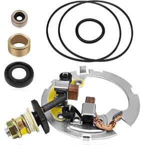 طقم فرشاة وفرشاة Starter Holder & Rebuild Plate Kit لـ Honda TRX250 TRX250EX TRX250X FORTRAX 300 RANCHER 350 FOREMAN 400 450 500 RUBICON 500 (1995-2014) متوافق مع OEM 31201-KS5-901