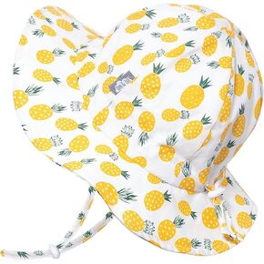 JAN & JUL Adjustable Cotton Floppy Sun Hat with 50+ UPF Protection for Girls
