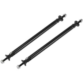 2pcs 150mm 5.91 "قضبان دعم الخائن القابلة للتعديل الخلفي الخلفي الصمام الخلفي الصمام الدعامة الدعم قضبان الدعم قضبان تناسب معظم السيارة أسود مستقر
