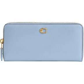 Coach Women's Essential Slim Accordion Zip Wallet Accessory-Travel, B4/Bluebell