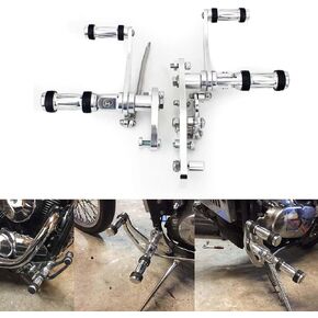 4 "يتحكم إلى الأمام أوتاد القدم ل Kawasaki Vulcan 900 VN900 Classic Custom 2006-2023