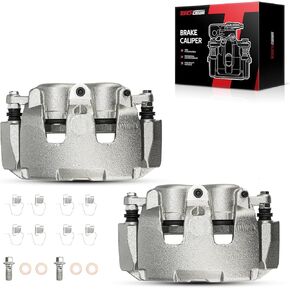 الفرجار الفرامل الأمامية Torchbeam مجموعة لدودج 2006-2008 RAM 1500 5.7L ، دودج 2005-2008 داكوتا ، دودج 2006-2008 RAM 1500 4.7L ، الفرجار اليسرى الأمامية اليسرى والأمامية # 18B5008+18B5009