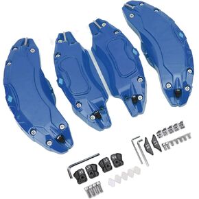 Caliper Trim Bright Color Front and Rear Brake Caliper Cover for 19 20 Inch Y Model Wheels Hub (Blue)
