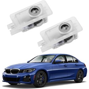 Car LED Logo Projector Puddle Door Lights Compatible with 2020-2025 BMW 1/3/4 Series F40/G20/G22 X1/U11 Accessories, No Fade 4K-HD Car Welcome Lights (2 Pack)