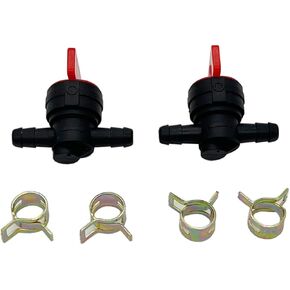 1/4 "صمام إغلاق الوقود الغاز المضمن (2 حزمة) - متوافق مع 493960/698183/698181/697947/9494768/5019H/5019K - يتناسب