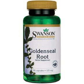 Swanson GOLDENSEAL Root 125 MG 100 CAPS