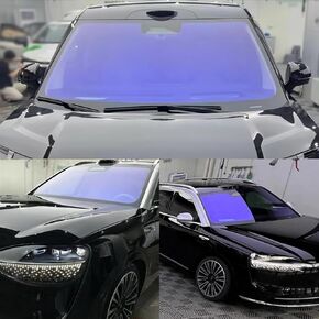 XhuangTech Window Tint Film for Cars, Chameleon Purple Car Window Tints, 73.8% VLT Interior Protection Solar Film, Anti UV Heat Blocking, Tinting for Auto Windshield Rear Side Windows (3.28ft x 10ft)