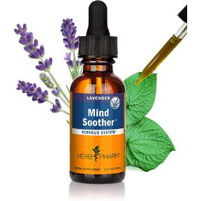 Herb Pharm Anxiety Soother Liquid Herbal Formula with Kava For Nervous System Support - 1 Ounce