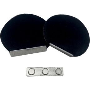 Magnetic Mouse Ears Attach to Any Hat， Removable Mouse Ears for Men Women Boys and Girls Black