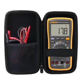 WERJIA Hard Case Compatible with Fluke Fluke 1587 FC/1507/1503/1508/1577 Digital Multimeter and Accessories (Case Only)